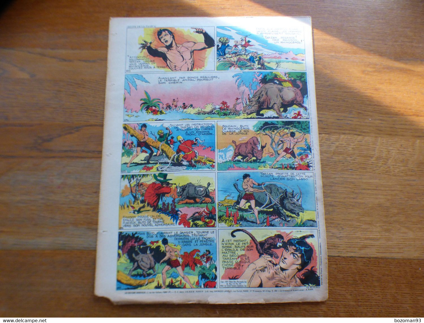 JOURNAL TARZAN N° 229    BUFFALO BILL + L'EPERVIER - Tarzan