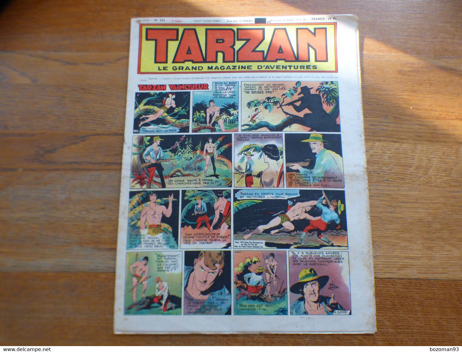 JOURNAL TARZAN N° 263    BUFFALO BILL + L'EPERVIER - Tarzan