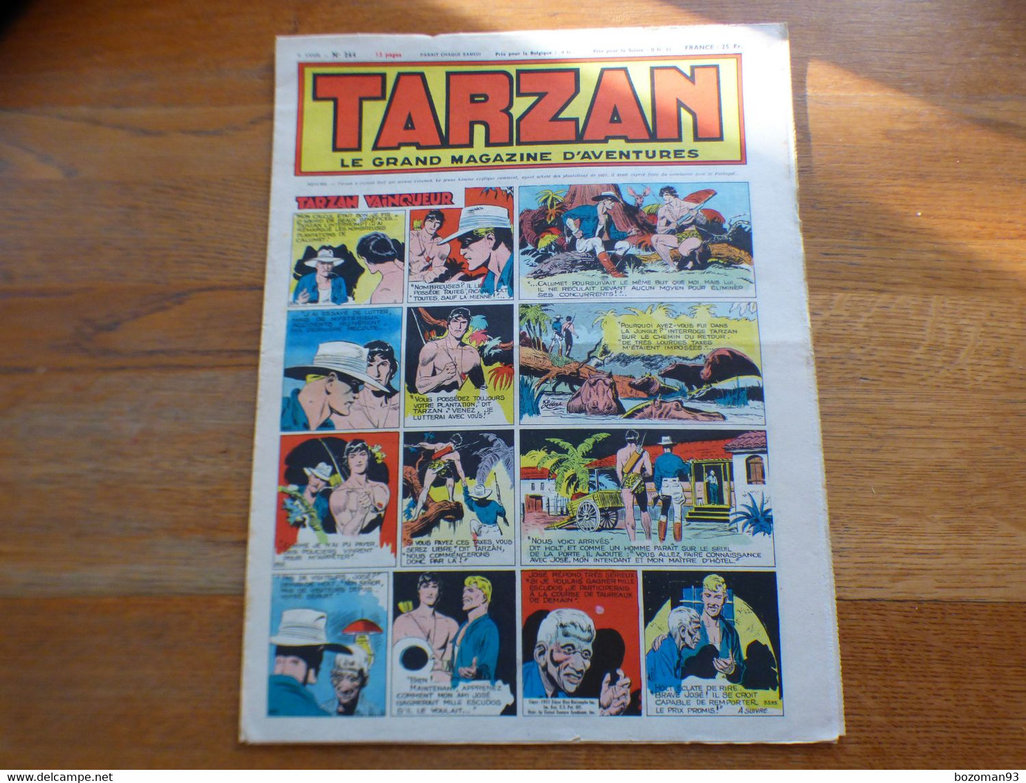 JOURNAL TARZAN N° 263    BUFFALO BILL + ALAIN METEOR - Tarzan