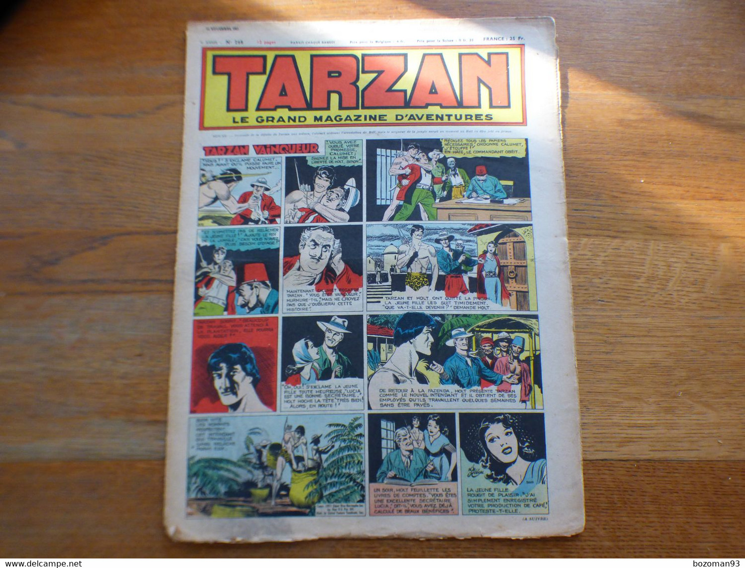 JOURNAL TARZAN N° 268    BUFFALO BILL + ALAIN METEOR - Tarzan