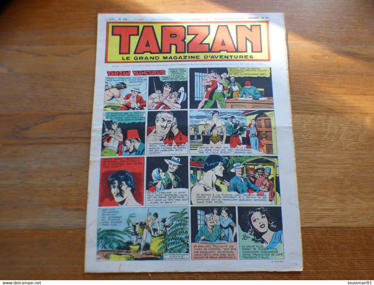 JOURNAL TARZAN N° 268    BUFFALO BILL + ALAIN METEOR - Tarzan