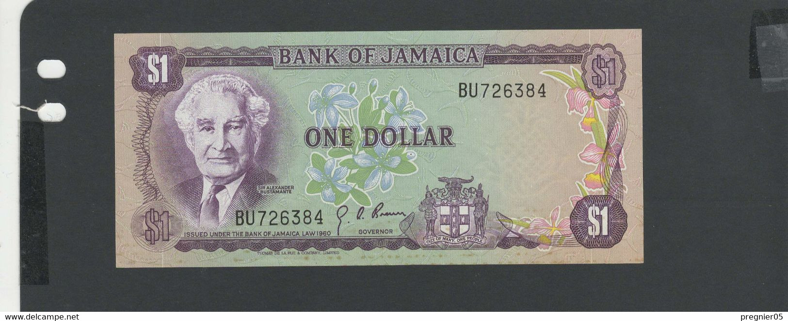 JAMAÏQUE - Billet 1 Dollar 1970 NEUF/UNC Gad.54 - Jamaique