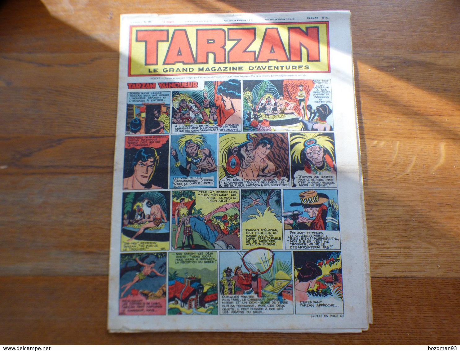 JOURNAL TARZAN N° 284   BUFFALO BILL + ALAIN METEOR - Tarzan