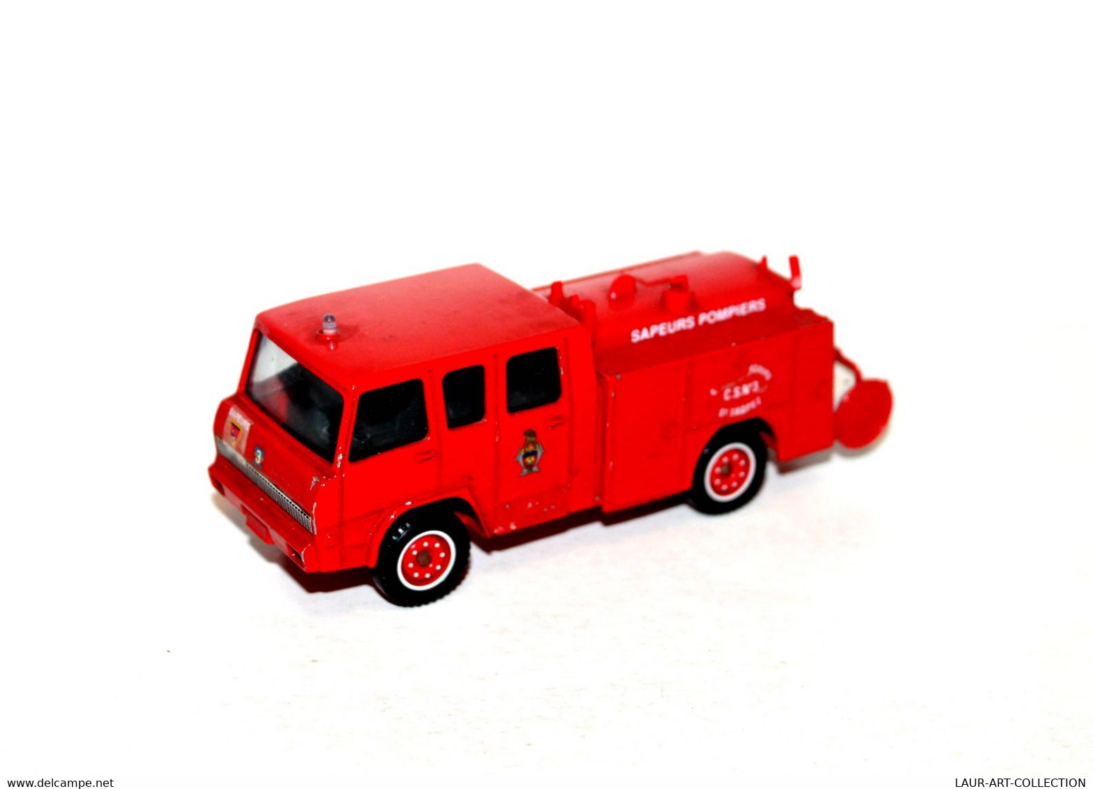 SOLIDO - BERLIET 770 KE CAMIVA, CAMION POMPIER, FOURGON CENTRE SECOURS ST TROPEZ, VOITURE AUTOMOBILE MINIATURE (2811.18) - Vrachtwagens, Bus En Werken