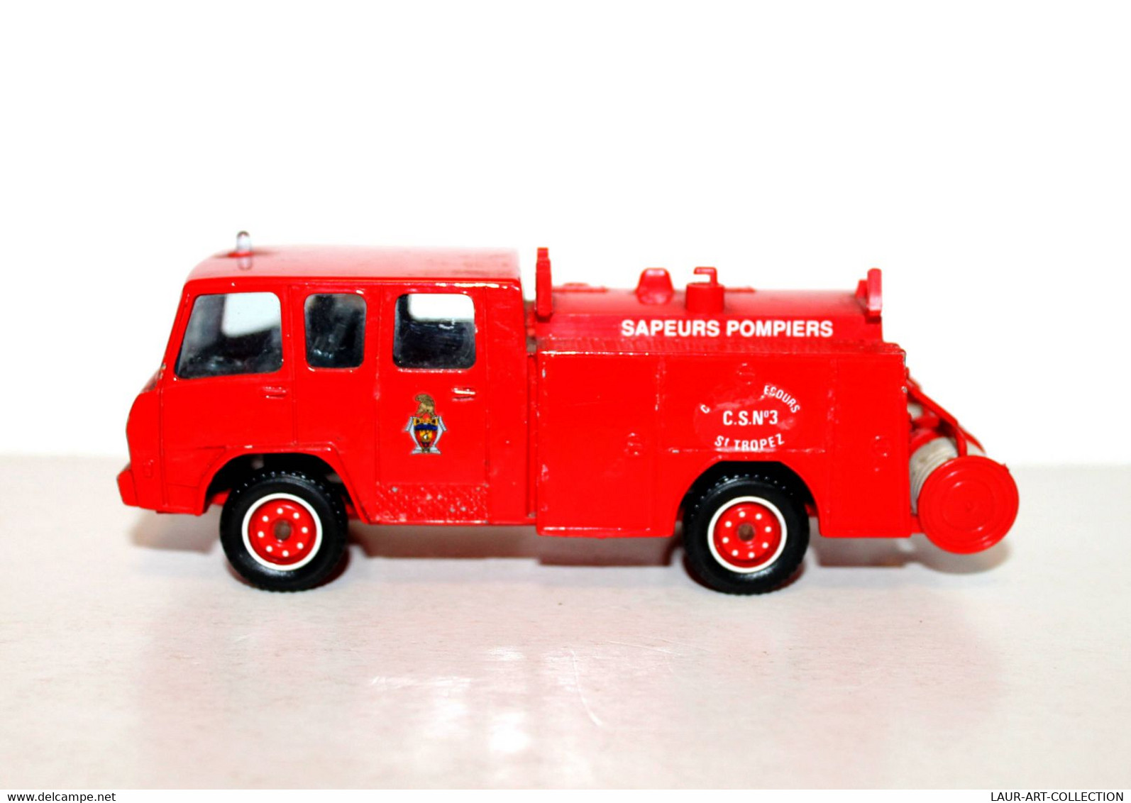 SOLIDO - BERLIET 770 KE CAMIVA, CAMION POMPIER, FOURGON CENTRE SECOURS ST TROPEZ, VOITURE AUTOMOBILE MINIATURE (2811.18) - Autocarri, Autobus E Costruzione