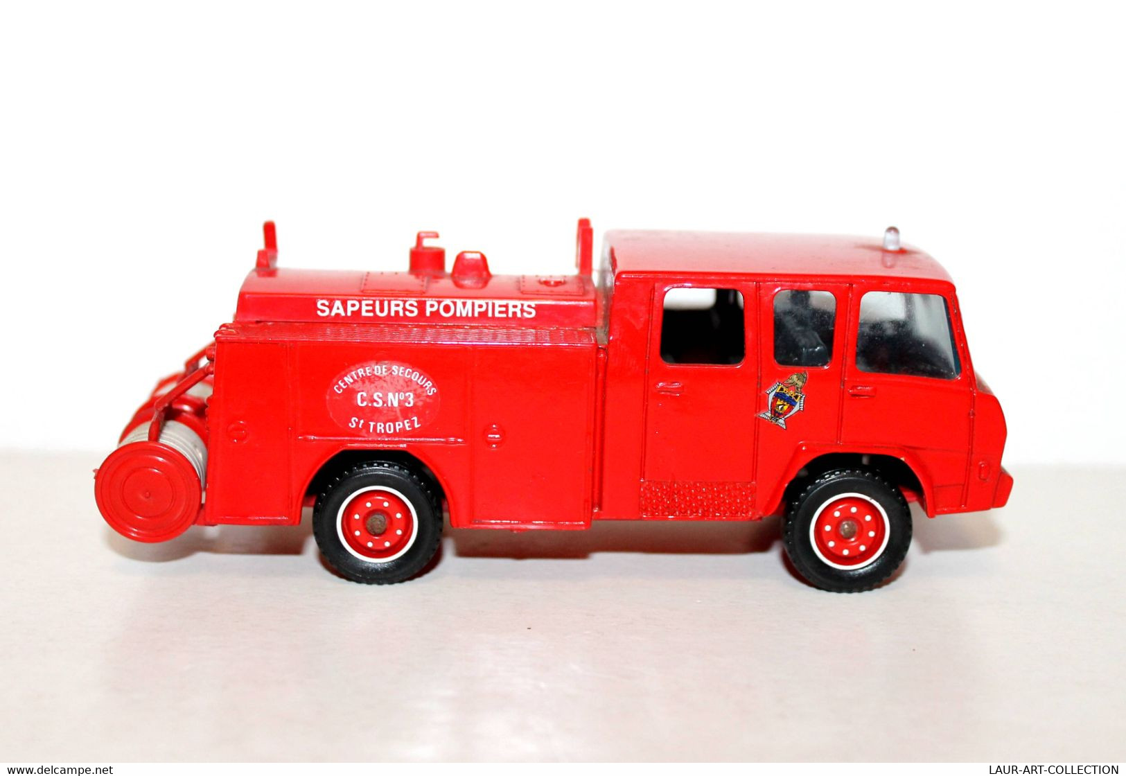 SOLIDO - BERLIET 770 KE CAMIVA, CAMION POMPIER, FOURGON CENTRE SECOURS ST TROPEZ, VOITURE AUTOMOBILE MINIATURE (2811.18) - Autocarri, Autobus E Costruzione