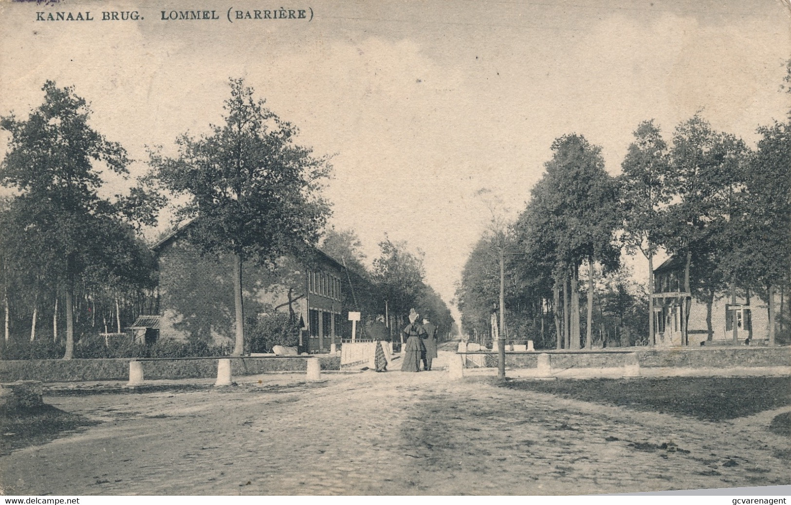 LOMMEL  BARRIERE  KANAAL BRUG         2 SCANS - Lommel