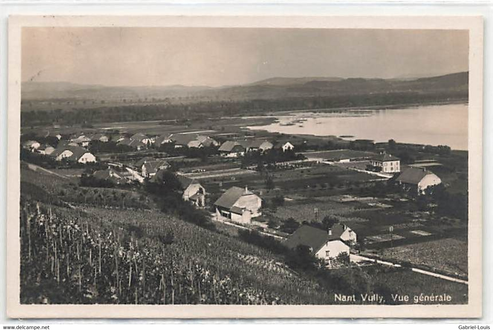 Nant Vully Vue Générale Sugiez Lac De Morat - Murten