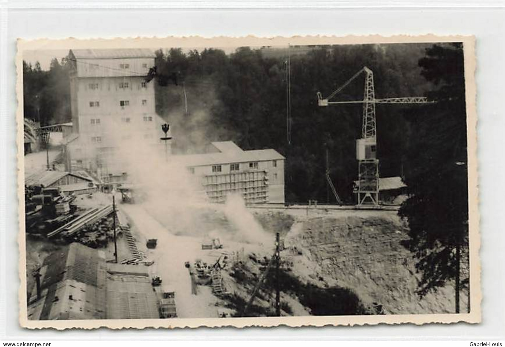 Construction Du Barrage De Rossens - Rossens