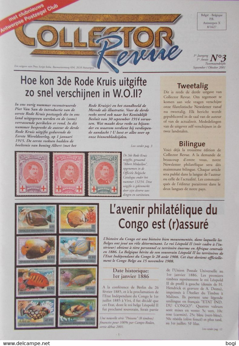 Collector Revue Nr. 3 Uit Jaar 2001 - Néerlandais (àpd. 1941)