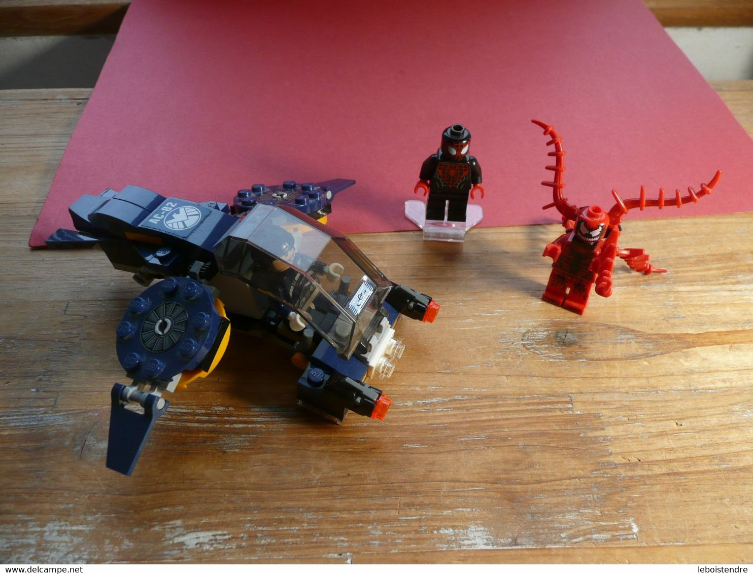 LEGO 76036 MARVEL SUPER HEROES CARNAGE'S SHIELD SKY ATTACK SPIDERMAN SPIDER-MAN COMPLET PIECES SANS NOTICE SANS BOITE - Non Classés