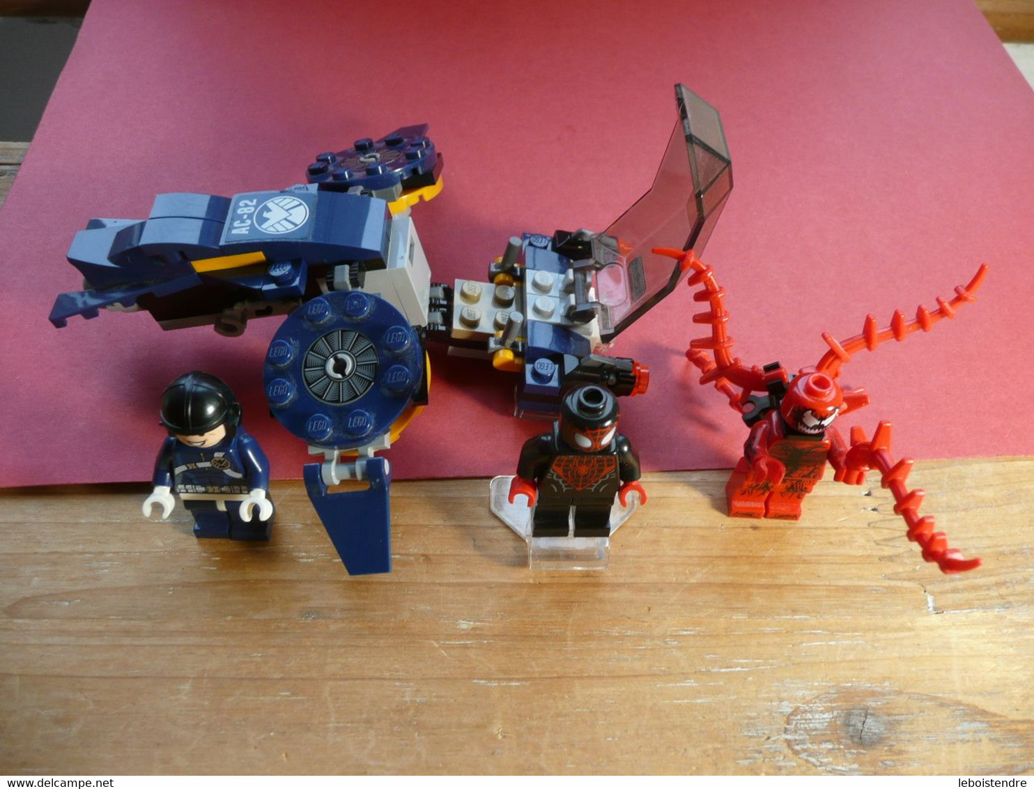 LEGO 76036 MARVEL SUPER HEROES CARNAGE'S SHIELD SKY ATTACK SPIDERMAN SPIDER-MAN COMPLET PIECES SANS NOTICE SANS BOITE - Non Classés