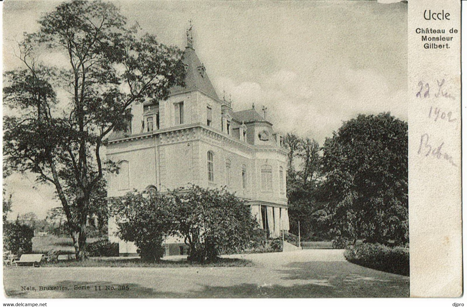 Uccle   Chateau  De Monsieur   Gilbert - Uccle - Ukkel