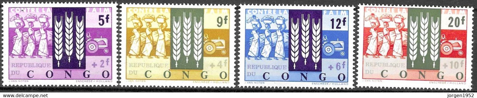 CONGO - BRAZZAVILLE # FROM 1963 STAMPWORLD 108-11** - Neufs