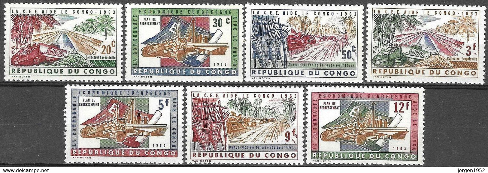 CONGO - BRAZZAVILLE # FROM 1963 STAMPWORLD 131-37** - Neufs