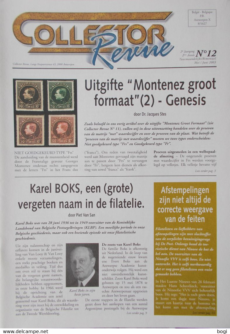 Collector Revue Nr. 12 Uit Jaar 2003 - Holandés (desde 1941)