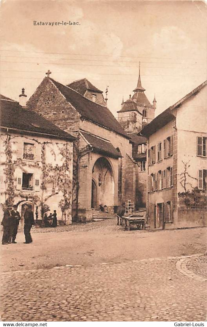 Estavayer-le-Lac 1919 Attelage Animée - Estavayer