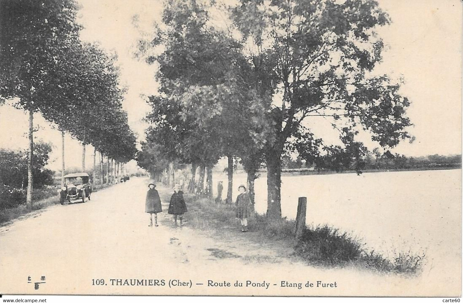 THAUMIERS - ROUTE DU PONDY - ETANG DE FURET - Thaumiers