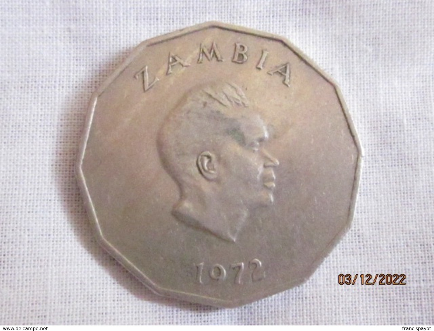 Zambia: 50 Ngwee 1972 - Zambie