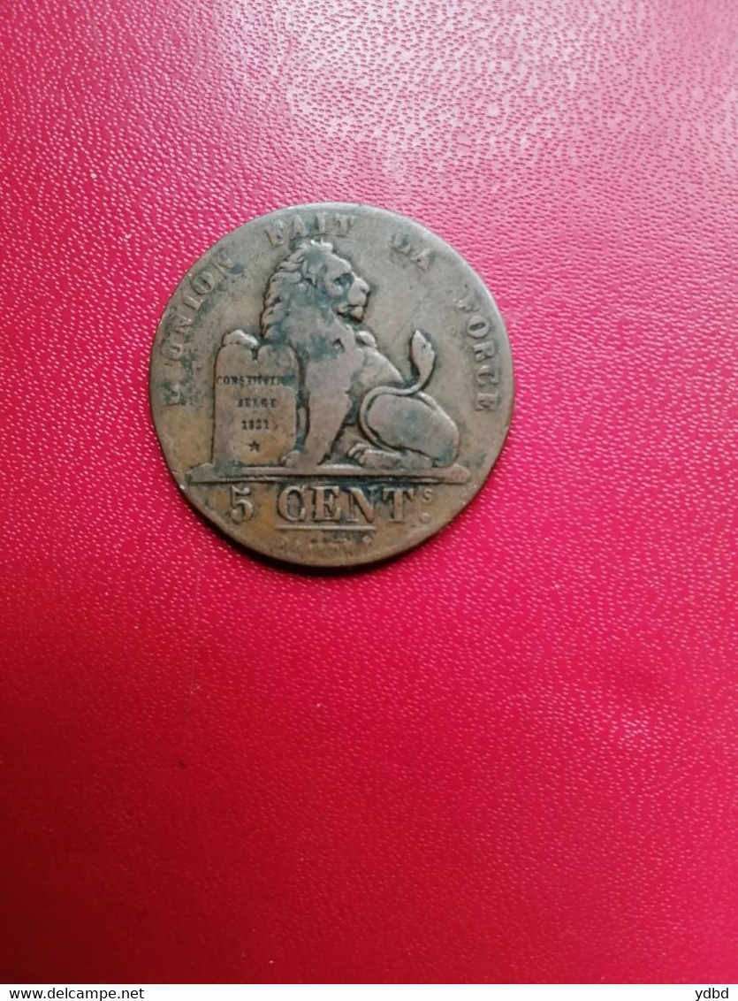 BELGIQUE = UNE PIECE  DE 5 CENTIMES  DE 1837 . - 5 Centimes