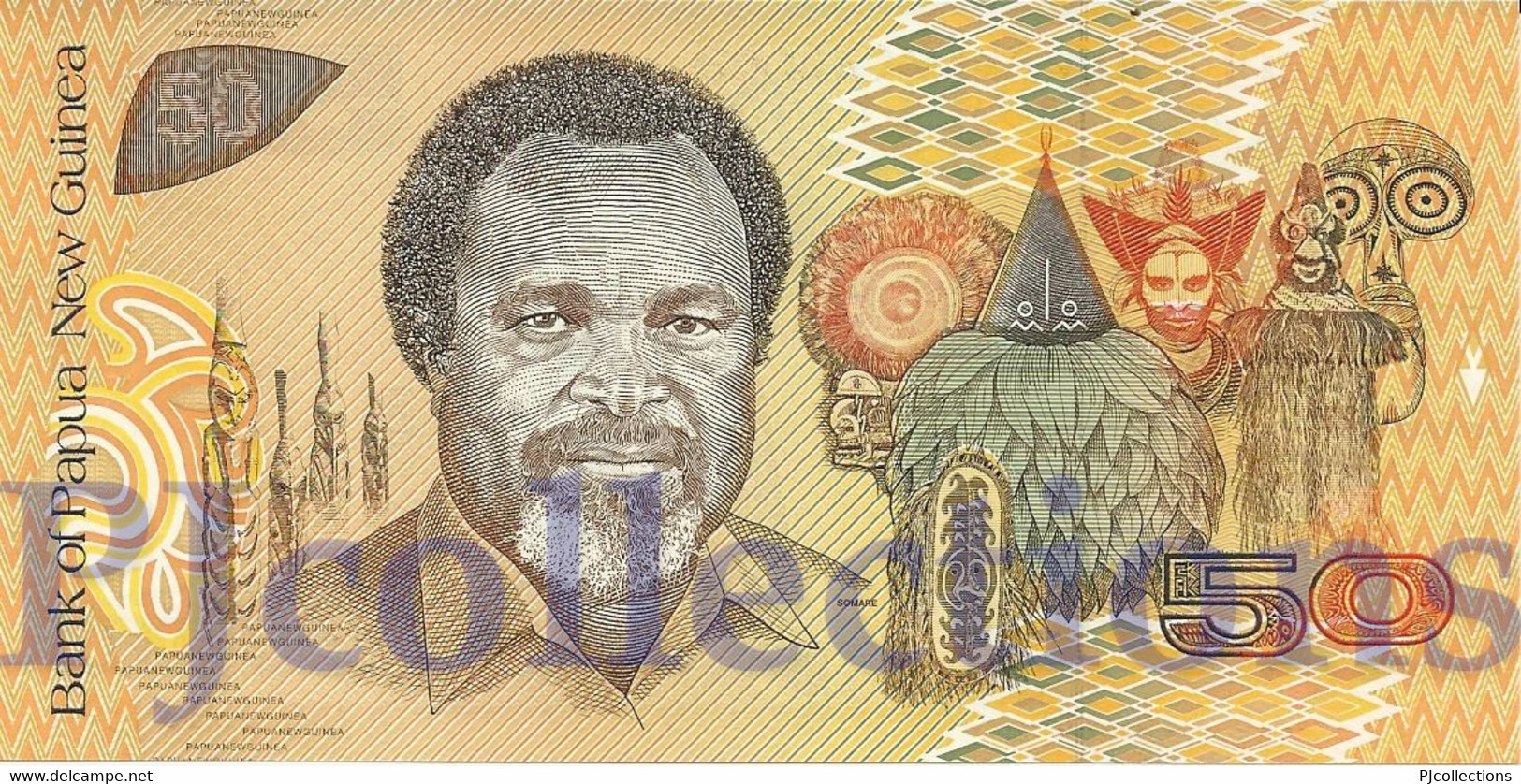 PAPUA NEW GUINEA 50 KINA 1989 PICK 11a UNC - Papouasie-Nouvelle-Guinée
