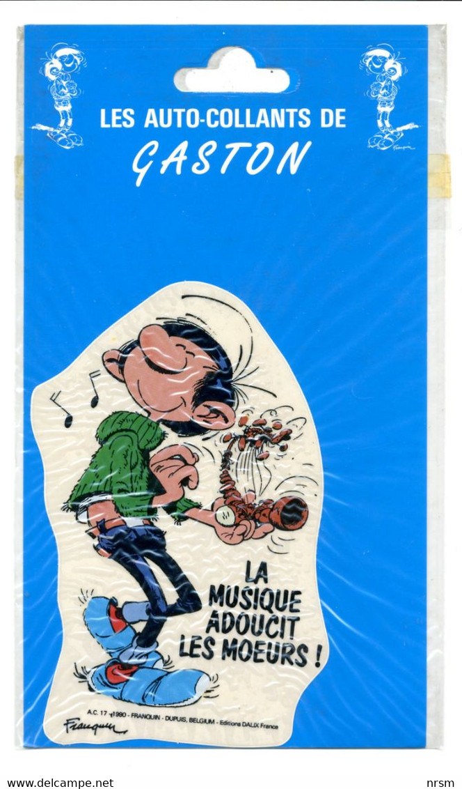 BD / Autocollant Gaston Lagaffe - Zelfklevers