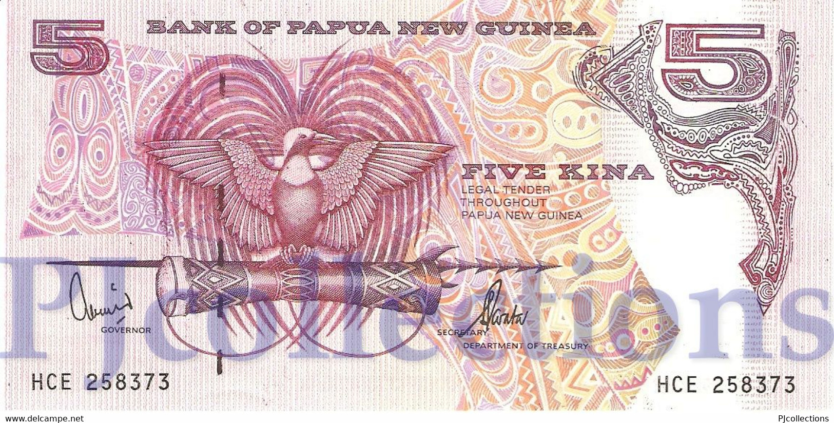 PAPUA NEW GUINEA 5 KINA 2000 PICK 13d UNC - Papua New Guinea