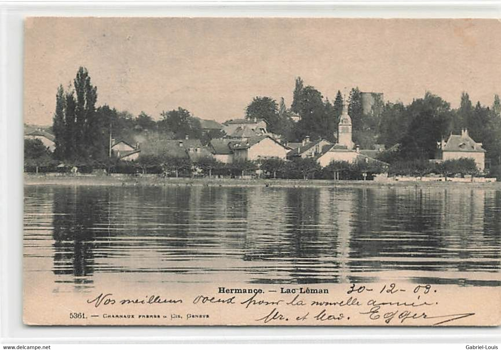 Hermance Lac Léman 1903 - Hermance