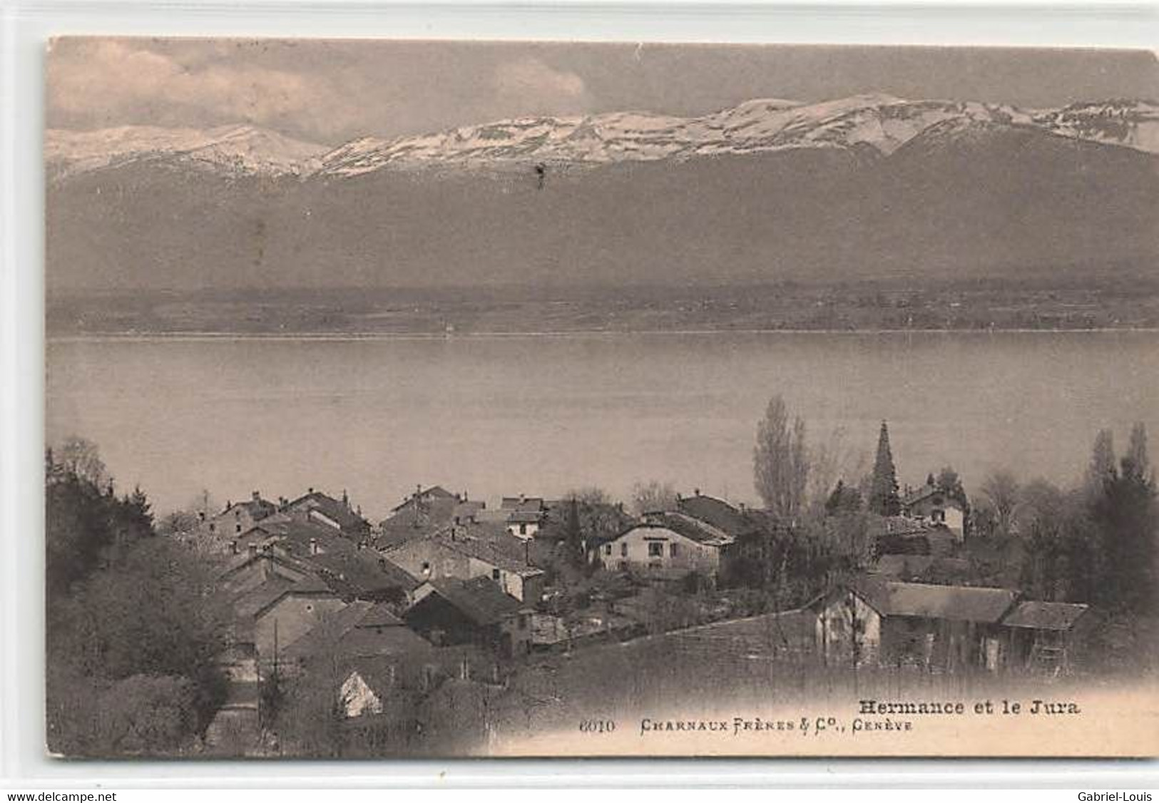 Hermance Et Le Jura 1908 - Hermance