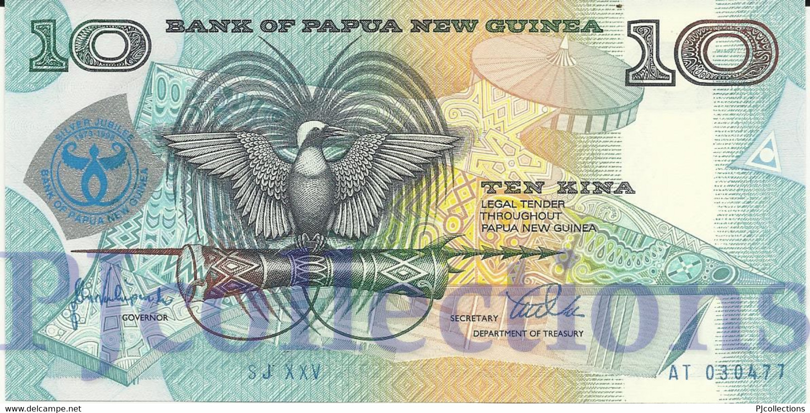 PAPUA NEW GUINEA 10 KINA 1998 PICK 17a UNC - Papoea-Nieuw-Guinea