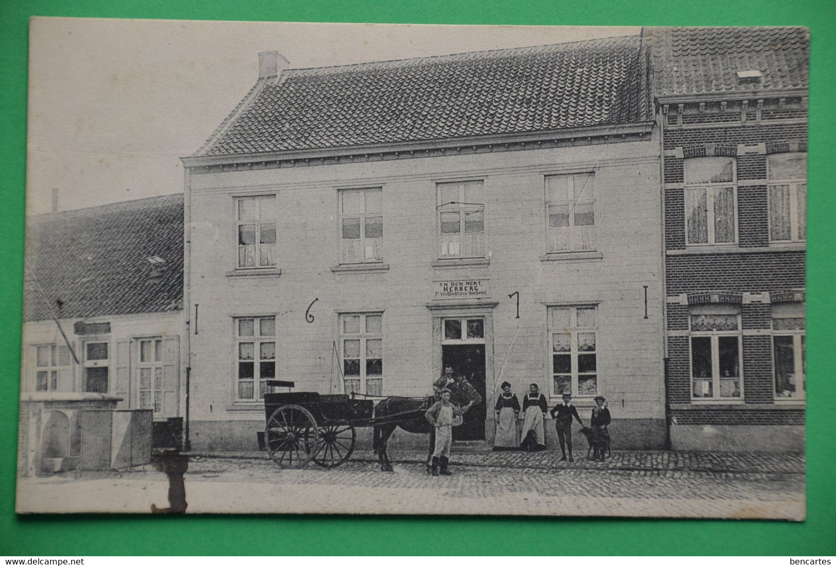 Berlaer 1909: Maison Félix Van Den Broek. Très Animée.Très Rare - Berlaar