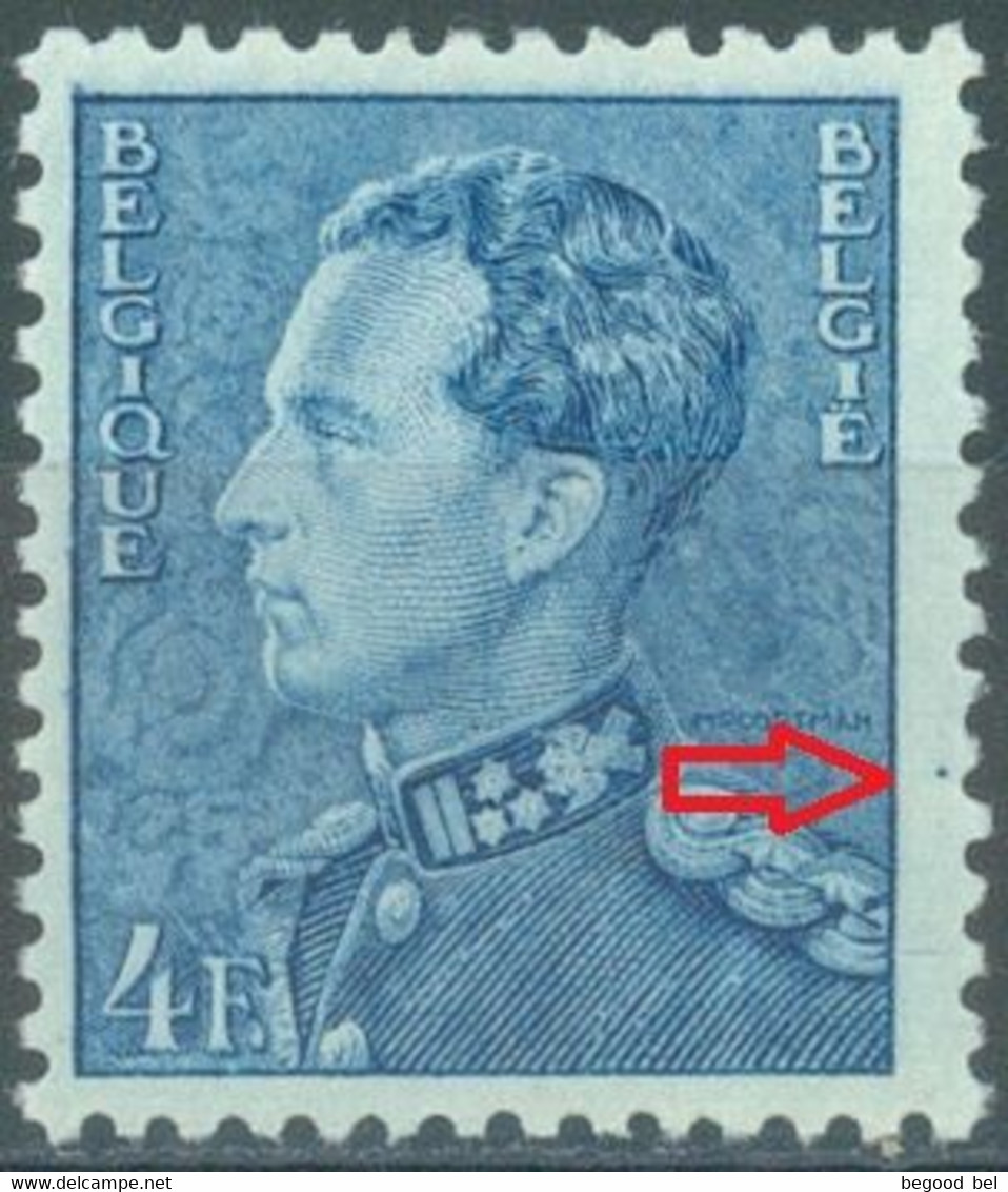 BELGIUM - 1950 - MNH/***LUXE - POINT DANS LA MARGE - COB 833 Luppi V2 - Lot 25482 - Other & Unclassified