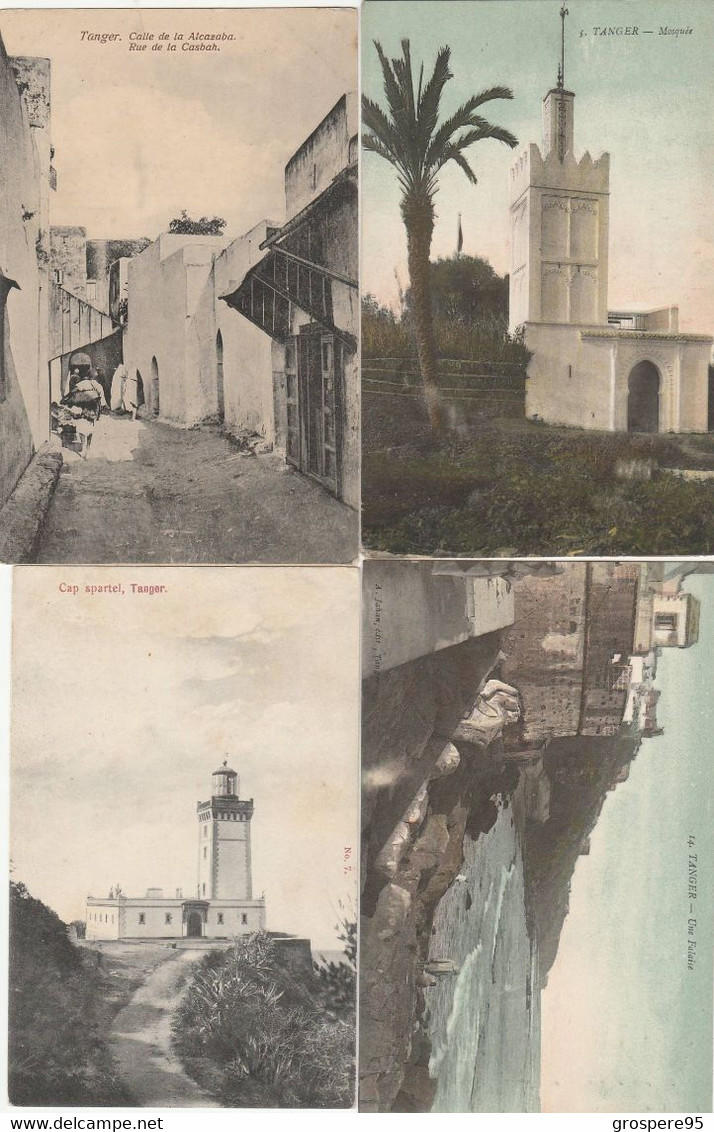 MAROC TANGER 8 CPA COLLEGE FRANCAIS + LEGATION D'ANGLETERRE + MARCHANDS DE POTERIES...... - Tanger