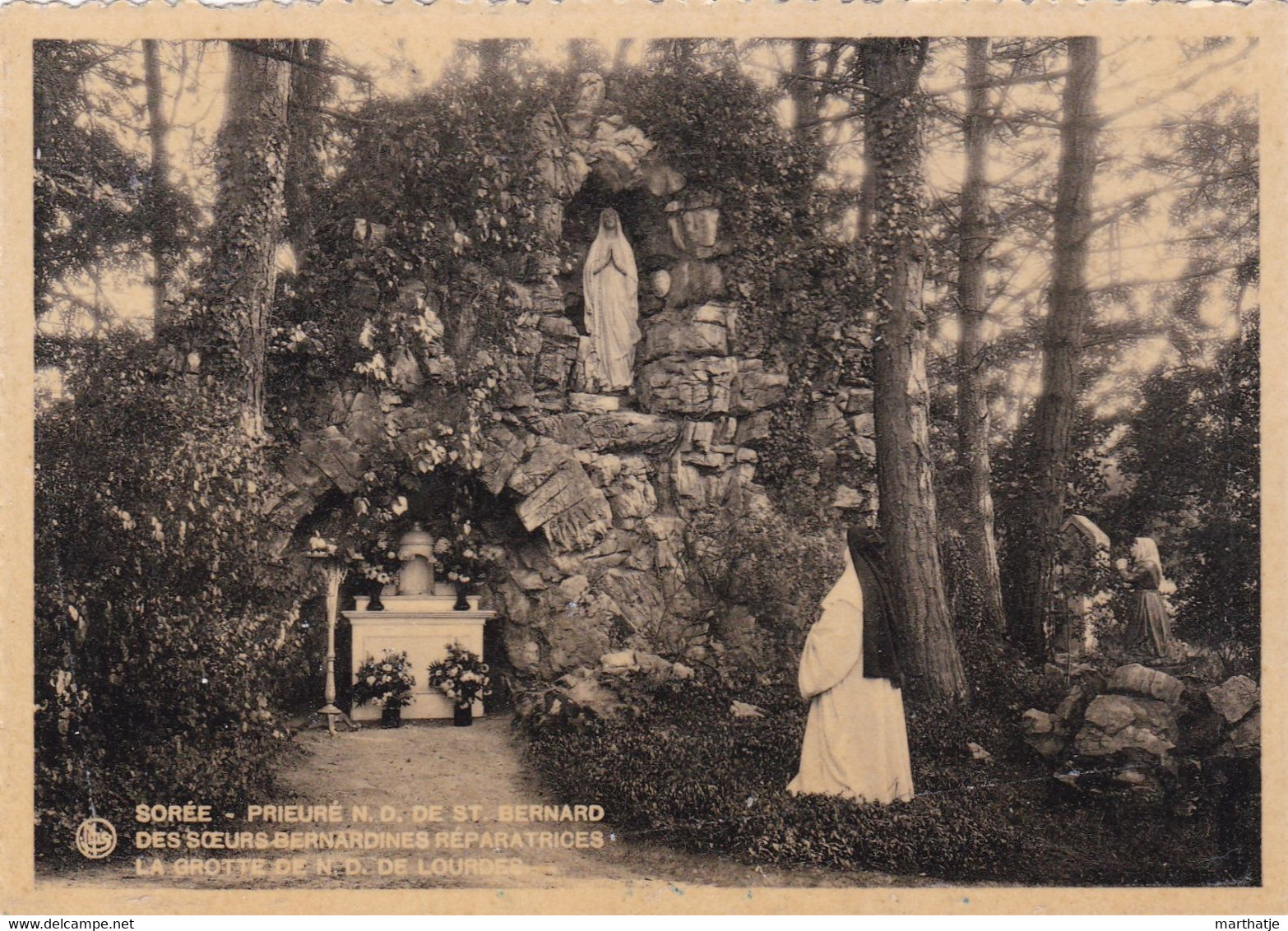 Sorée - Prieuré N.D. De St. Bernard - Des Soeurs Bernardines Réparatrices - La Grotte De N.D. De Lourdes - Gesves