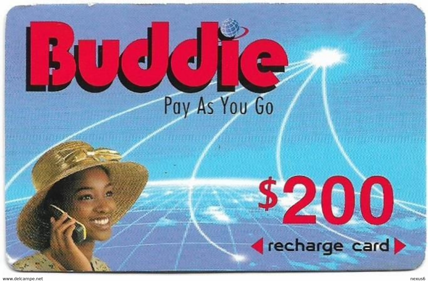 Zimbabwe - Buddie - Pay As You Go, Exp. 01.01.2004, 200$, Used - Zimbabwe