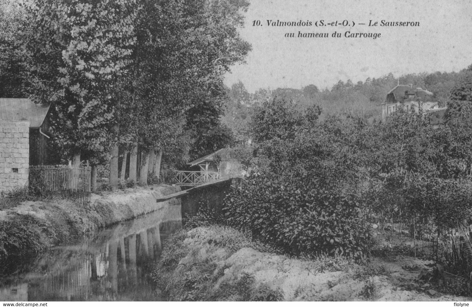 Valmondois - Le Sausseron Au Hameau Du Carrouge - Le Lavoir - Colorisée - Valmondois