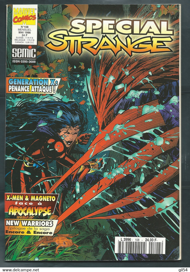 Spécial Strange N°108 Génération X - X-Men - New Warriors De 1996  - Mar 1604 - Special Strange