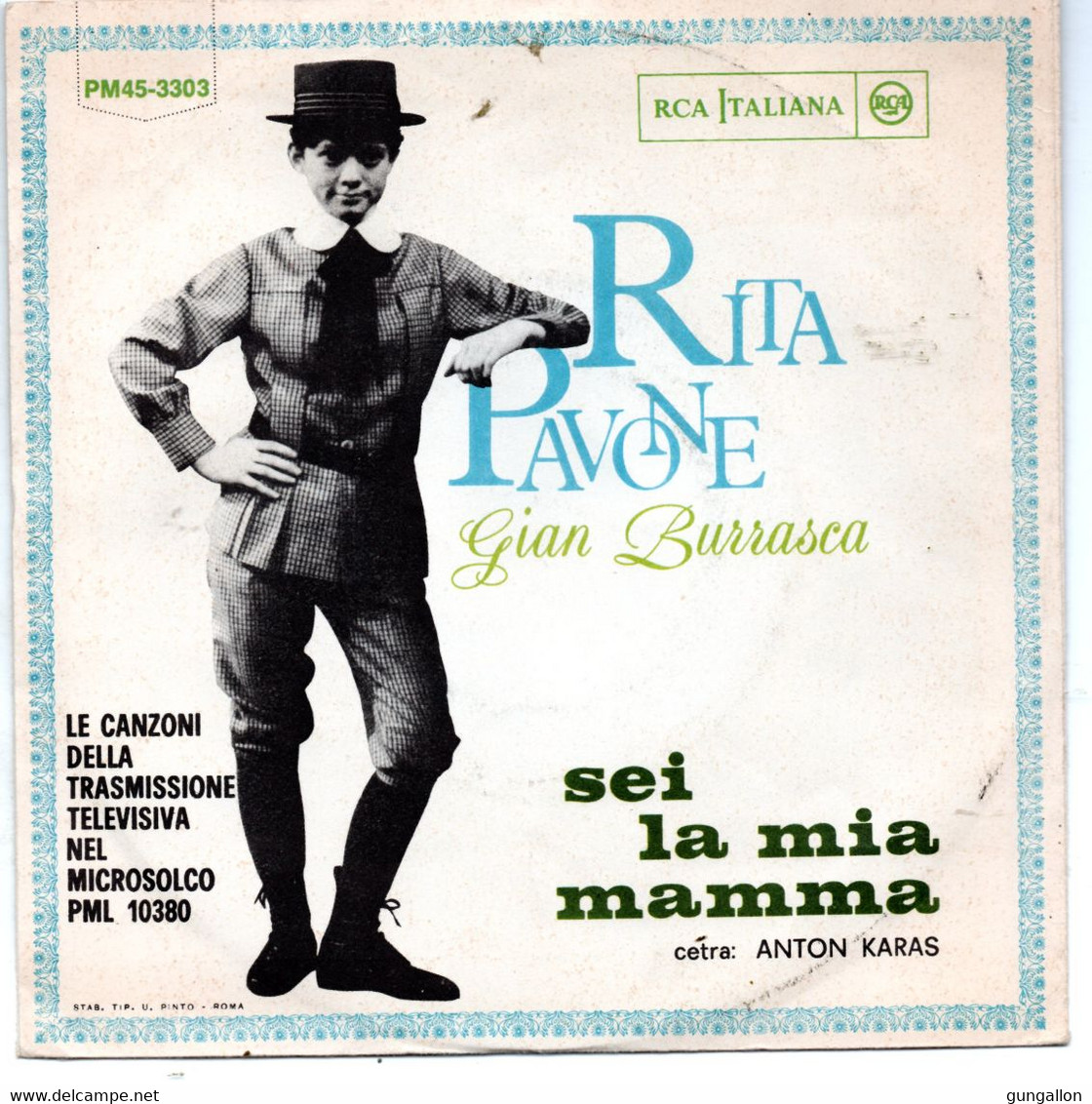 Rita Pavone (1964) "Viva La Pappa Col Pomodoro - Sei La Mia Mamma" - Autres - Musique Italienne