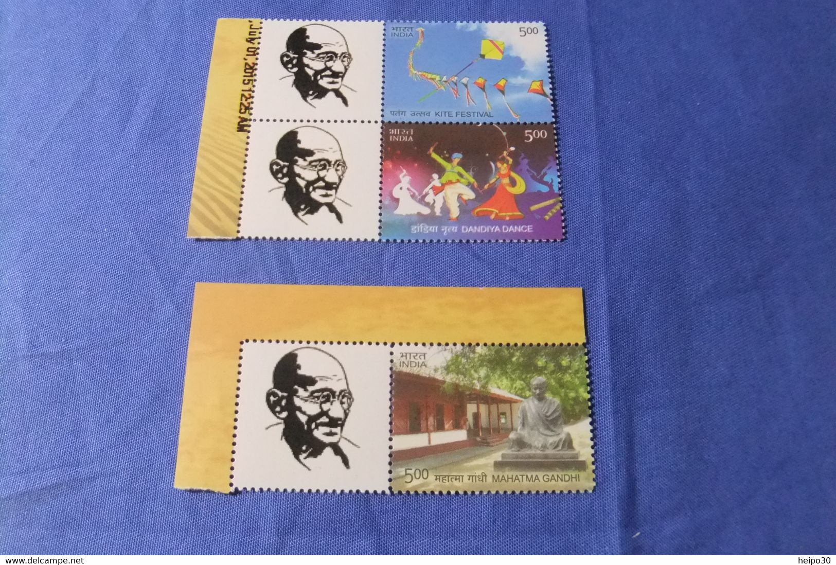 India 2015 Michel 2858 - 2860 My Stamp Gujarat Seminar MNH - Blocks & Sheetlets