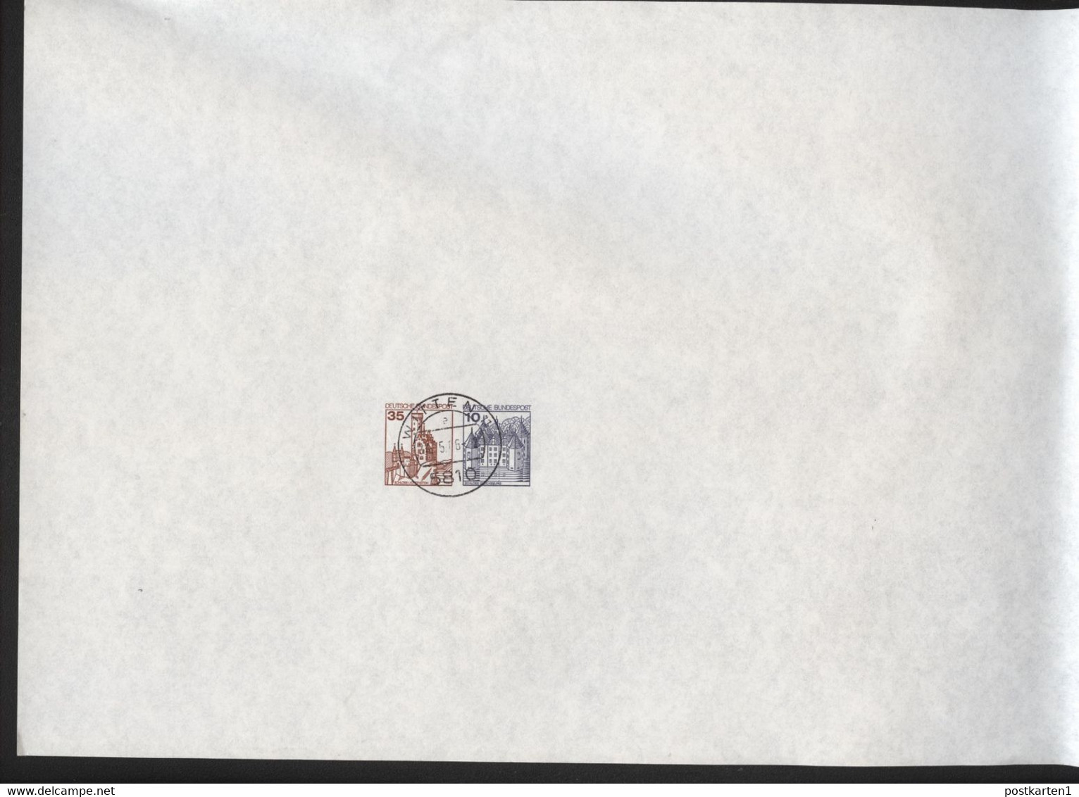 PRIVAT-FALTBRIEF PF43 Stpl. Witten 1986 NGK 12,00 € - Private Covers - Used