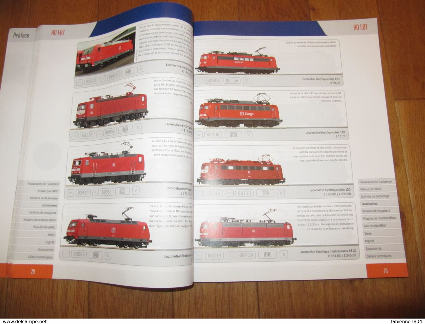 LIVRE CATALOGUE ROCO ANNEE 2006 / 2007 Et 2007 / 2008 TRAIN HO LOCOMOTIVE WAGGON - Modélisme