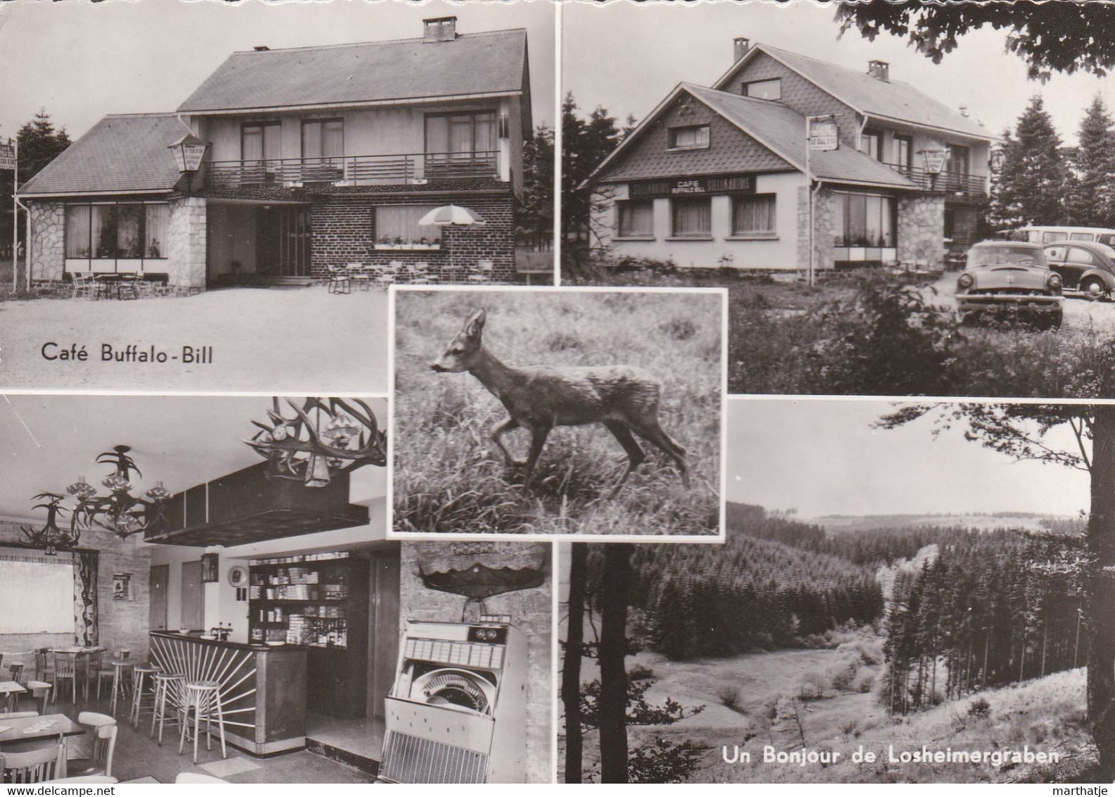 Un Bonjour De Losheimergraben - Café Buffalo-Bill - Kohnen-Schröder - Bullange - Buellingen