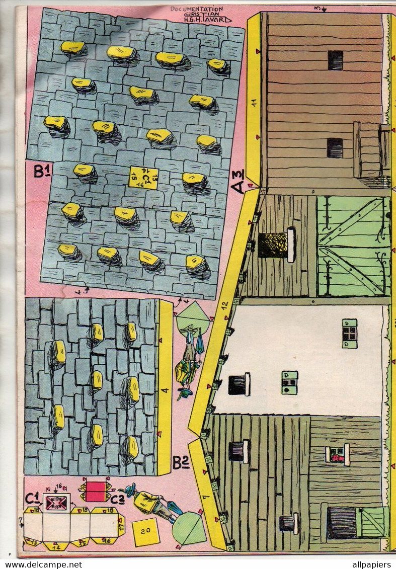 Bernadette N°122 L'Autriche Est Un Pays - A Découper, à Monter Une Maison Paysanne Des Alpes Carniques ...1963 - Bernadette