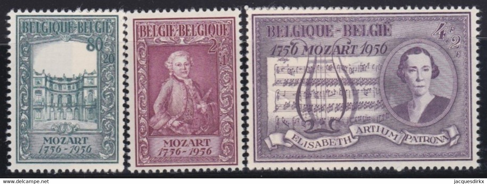 Belgie  .   OBP    .   987/989     .    **       .   Postfris    .   /   .  Neuf SANS Charnière - Nuovi