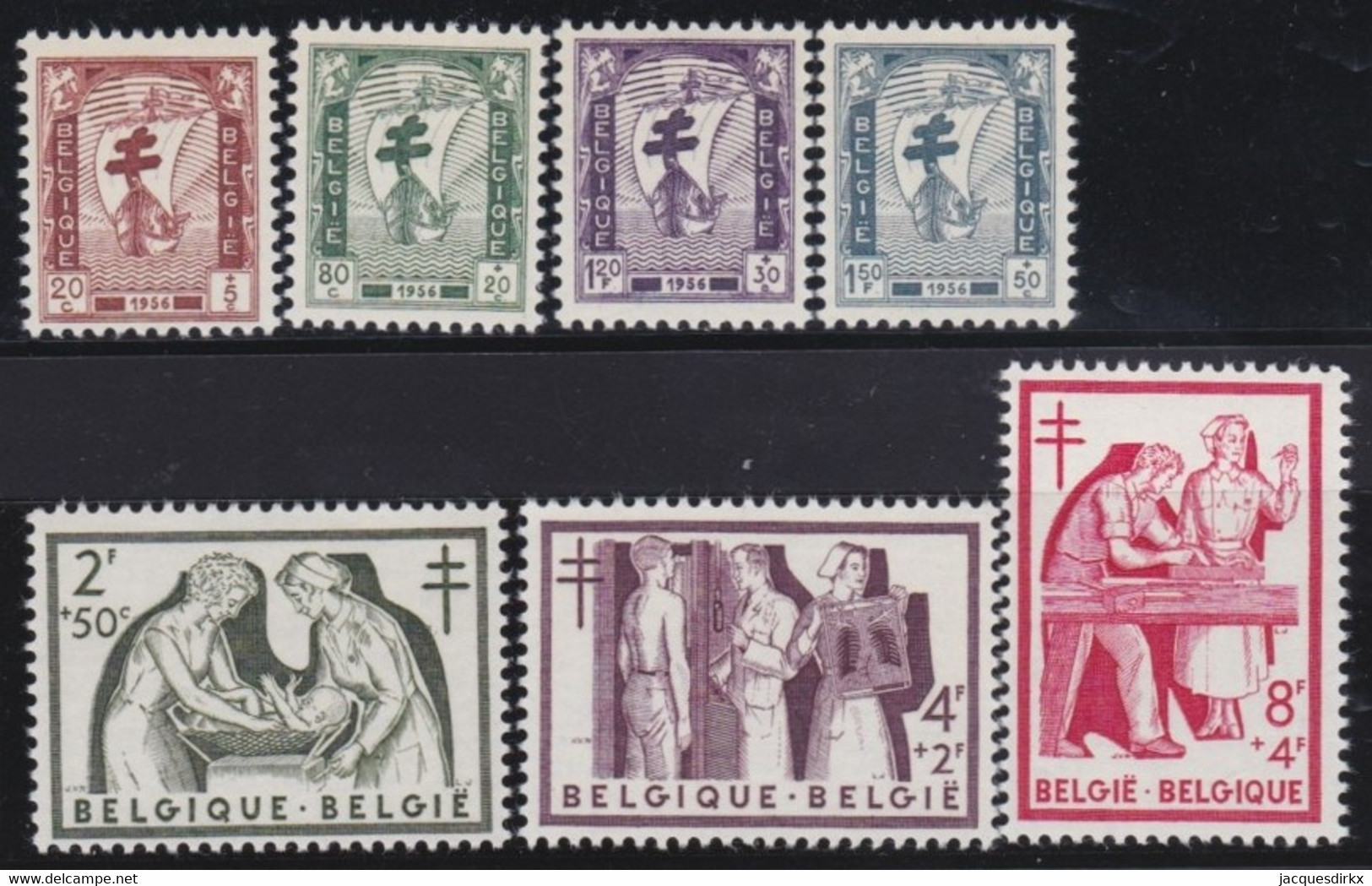 Belgie  .   OBP    .   998/1004     .    **       .   Postfris    .   /   .  Neuf SANS Charnière - Ungebraucht