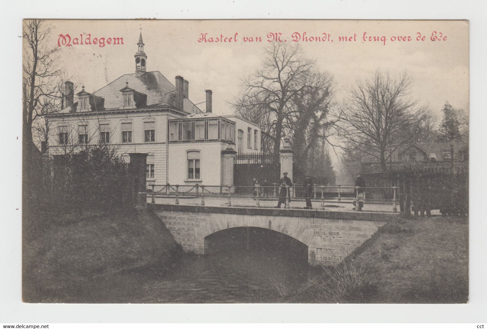 Maldegem  Kasteel Van M Dhondt Met Brug Over De Ede   Edit Marcovici - Maldegem