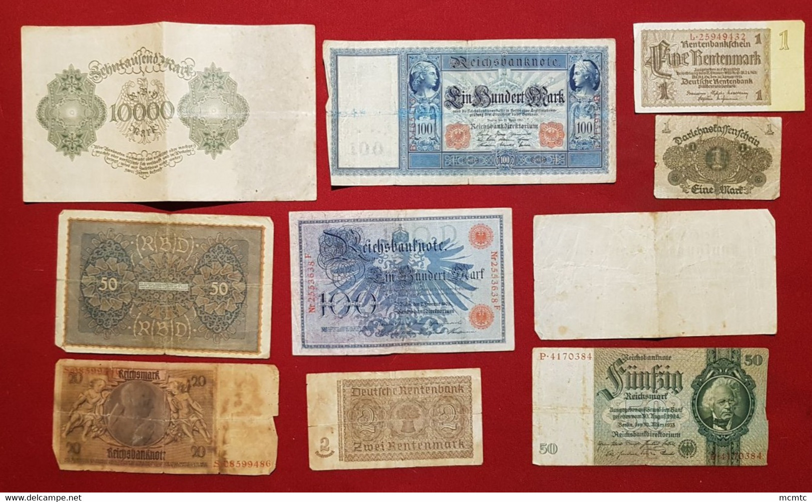 10  Billets   Allemand - Allemagne    - Billet - Andere & Zonder Classificatie