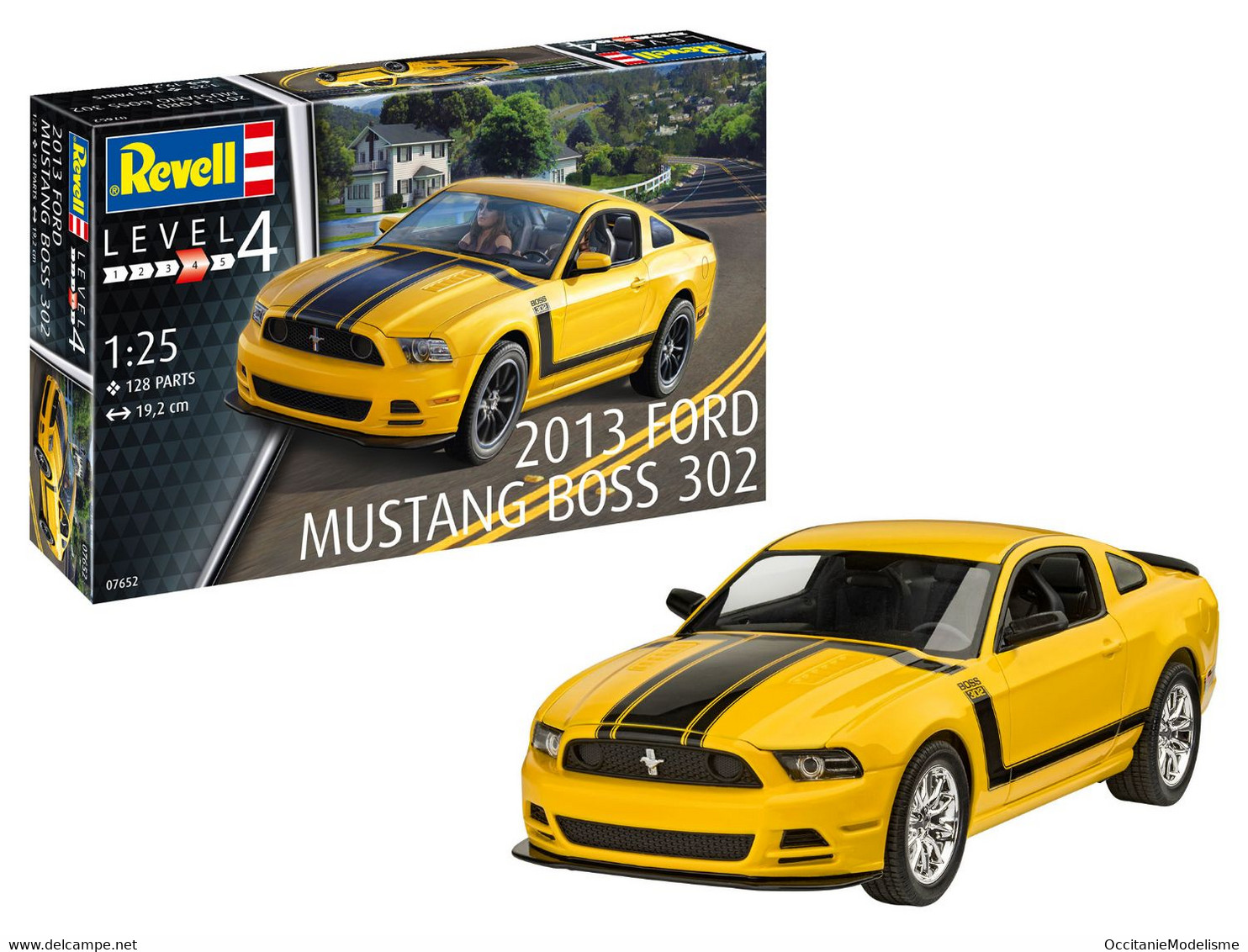 Revell - FORD MUSTANG BOSS 302 2013 Maquette Kit Plastique Réf. 07652 Neuf 1/25 - Voitures