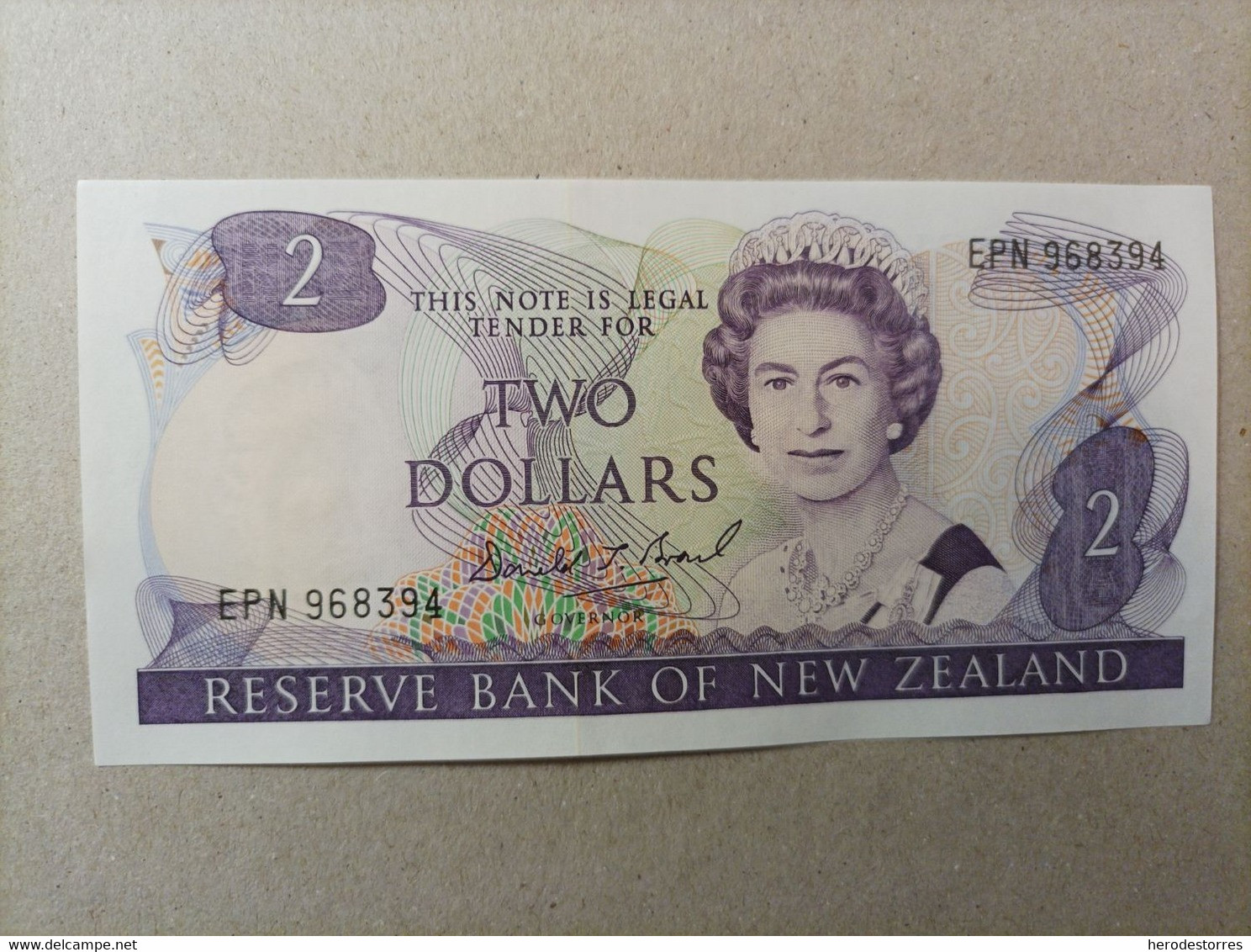 Billete De Nueva Zelanda De 2 Dólares, UNC - New Zealand