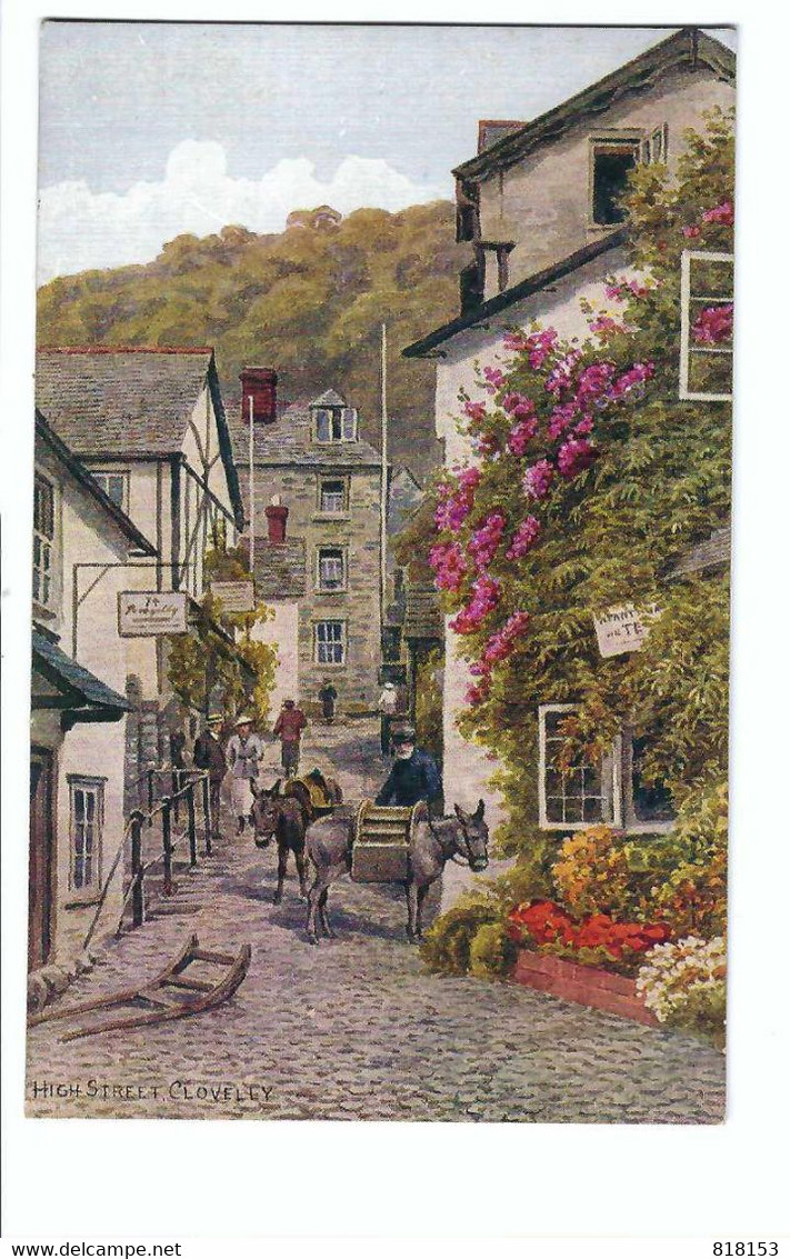 CLOVELY  HIGH STREET 1934 - Clovelly